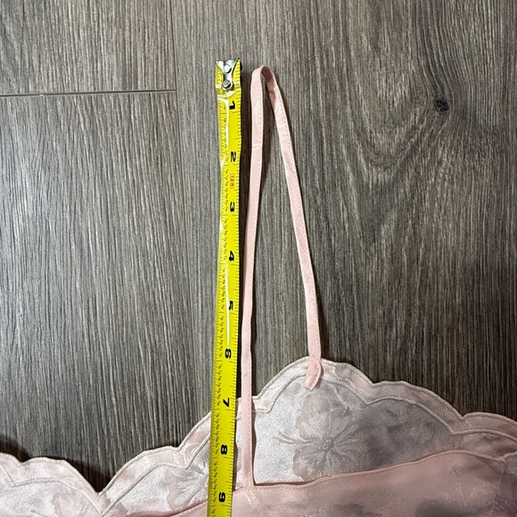 Victoria's Secret Pale Pink Satin Floral Camisole Y2K Fairy Medium - Picture 9 of 9